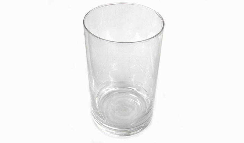 ΓΥΑΛΑ ΣΤΡΟΓΓΥΛΗ 15.5cm x 8.8cm 0503064