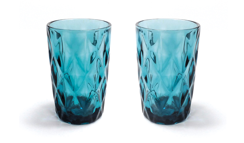 ΠΟΤΗΡΙ ΑΝΑΓΛΥΦΟ ΒΙΝΤΑΖ ΜΠΛΕ 13cm x 8cm 11QM1558 0503198