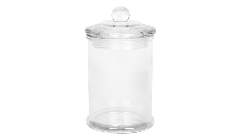 ΒΑΖΟ ΓΥΑΛΙΝΟ ΜΕ ΚΑΠΑΚΙ ΜΕΓΑΛΟ 18.5cm x 9cm 0503243