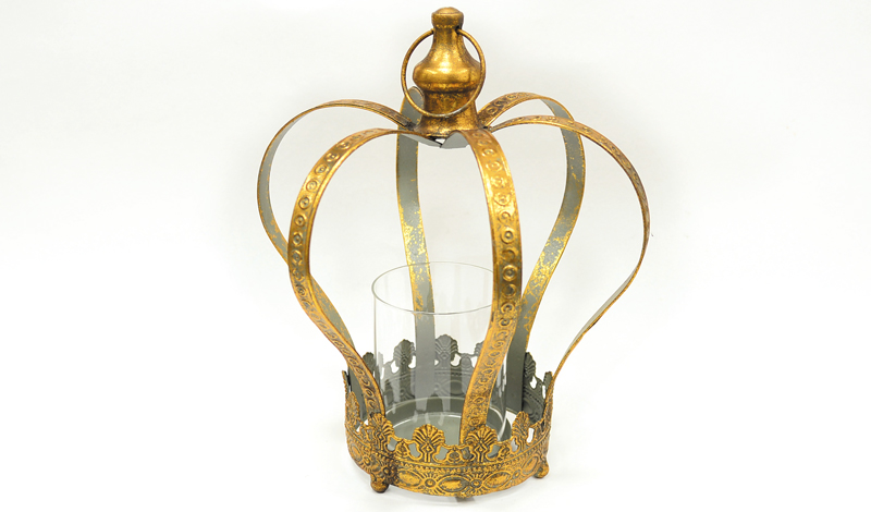 ΜΕΤΑΛΛΙΚΟ ΚΗΡΟΠΗΓΙΟ ΚΟΡΩΝΑ 30cm x 22cm 6J7048 0503244