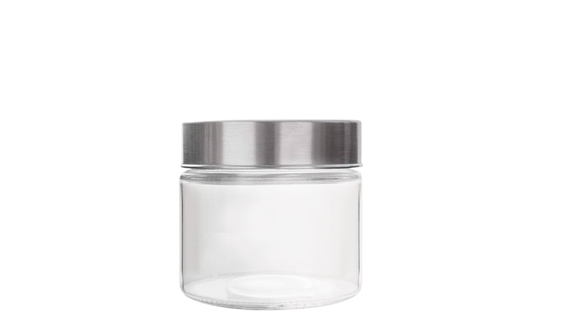 ΒΑΖΟ 6cm ΜΕ ΑΣΗΜΙ ΚΑΠΑΚΙ 100ml 0503341