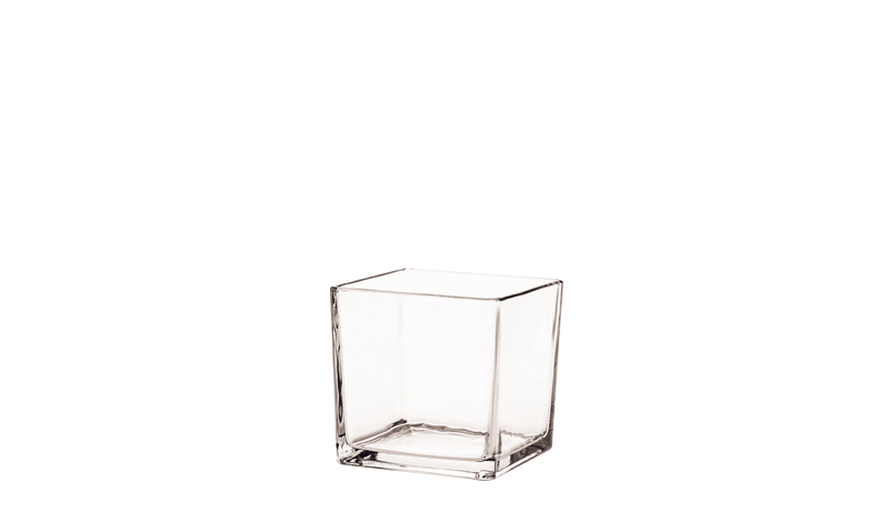 ΓΥΑΛΙΝΟ ΒΑΖΑΚΙ ΚΥΒΟΣ (ΡΕΣΩ) 5.3cm 0503354