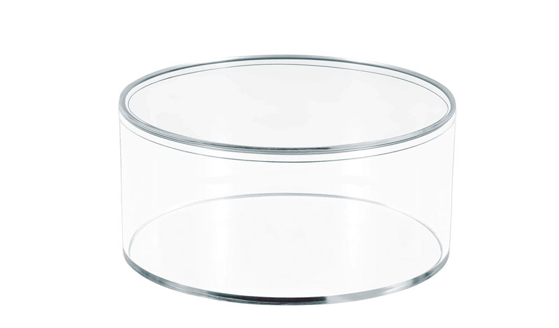 ΠΛΕΞΙΓΚΛΑΣ ΣΤΡΟΓΓΥΛΟ ΚΟΥΤΙ ΜΕ ΚΑΠΑΚΙ ΜΕΓΑΛΟ 15cm x 6.5cm 0506241