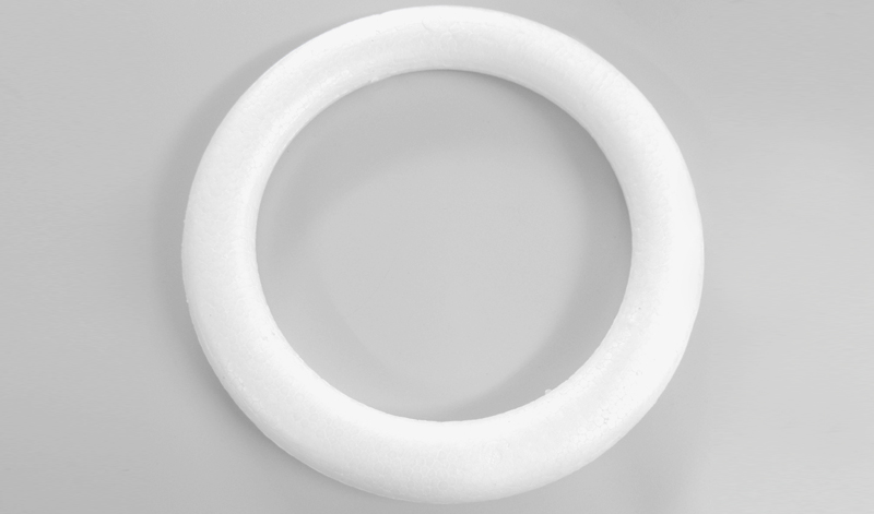 ΣΤΕΦΑΝΙ FOAM ΣΤΡΟΓΓΥΛΟ 25cm 0511009