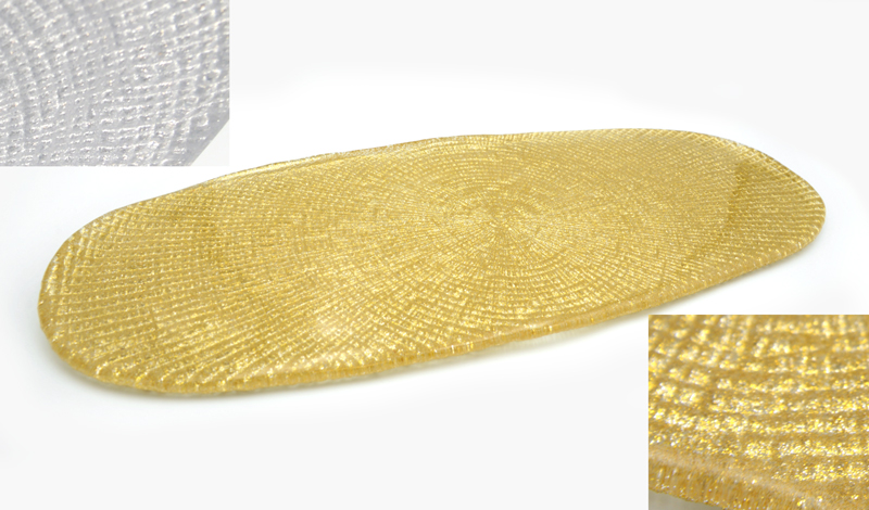 ΓΥΑΛΙΝΗ ΠΙΑΤΕΛΑ ΟΒΑΛ 41.5cm x 17cm 0511504