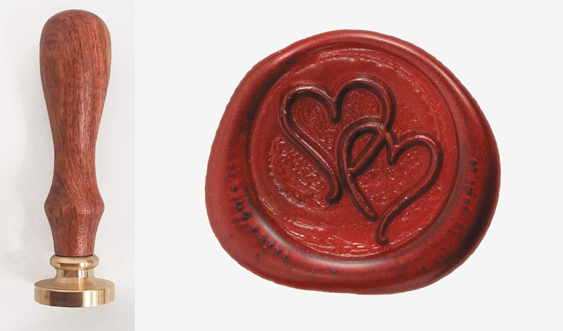 ΣΦΡΑΓΙΔΑ ΒΟΥΛΟΚΕΡΙ 2.5cm ΔΙΠΛΗ ΚΑΡΔΙΑ 05151161