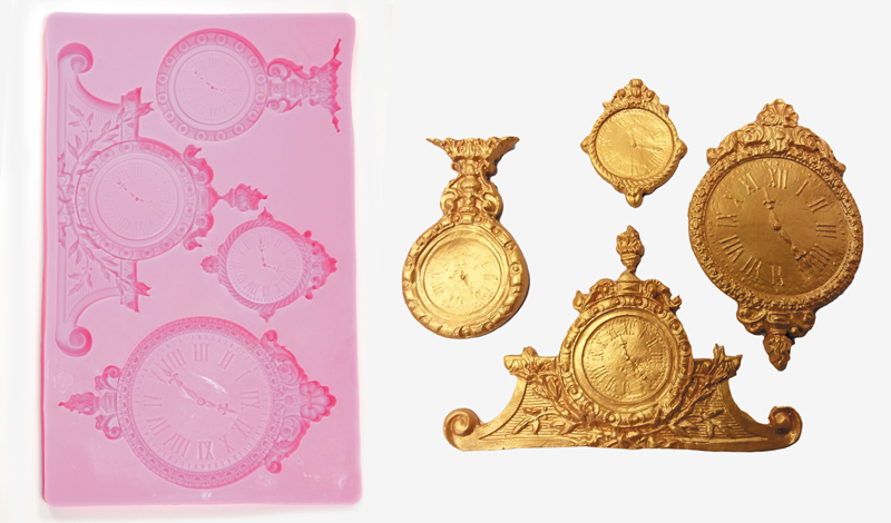 ΚΑΛΟΥΠΙ ΣΙΛΙΚΟΝΗΣ ΡΟΛΟΓΙΑ 2262# 12.2cm x 19.1cm 0515141