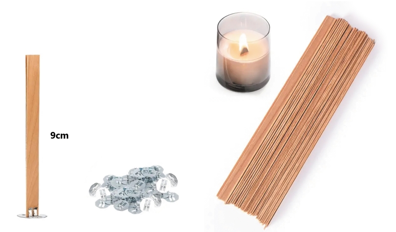 ΦΥΤΙΛΙ ΚΕΡΙΟΥ ΑΠΟ ΞΥΛΟ ΜΕ ΒΑΣΗ 9cm 50τεμ./πακ. 0515255