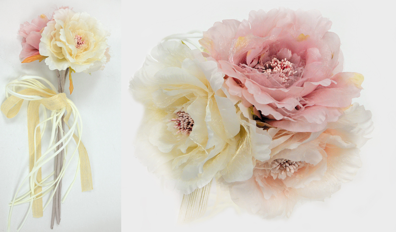 ΜΠΟΥΚΕΤΟ ΜΕ 3 ΜΕΓΑΛΑ ΤΡΙΑΝΤΑΦΥΛΛΑ 40cm x 25cm SDBF19350 0516097