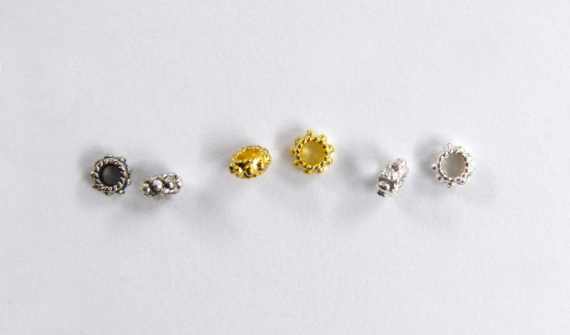 ΜΕΤΑΛΛΙΚΗ ΧΑΝΤΡΑ ΑΣΗΜΙ ΧΡΥΣΟ 6mm x 6mm 0517246