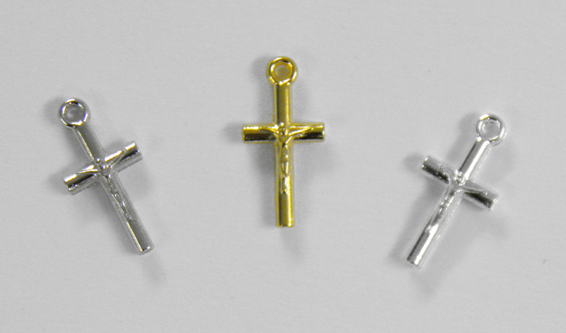 ΜΕΤΑΛΛΙΚΟΣ ΣΤΑΥΡΟΣ ΧΡΙΣΤΟΣ 16mm 0517705