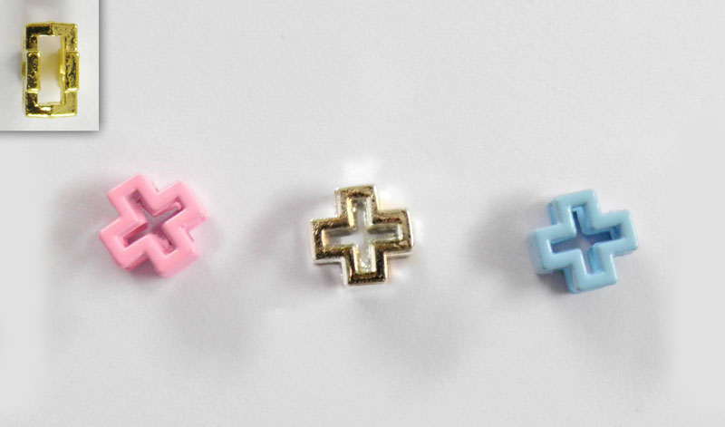 ΜΕΤΑΛΛΙΚΟΣ ΣΤΑΥΡΟΣ ΔΙΑΤΡΗΤΟΣ ME UV 10mm x 10mm 0517750