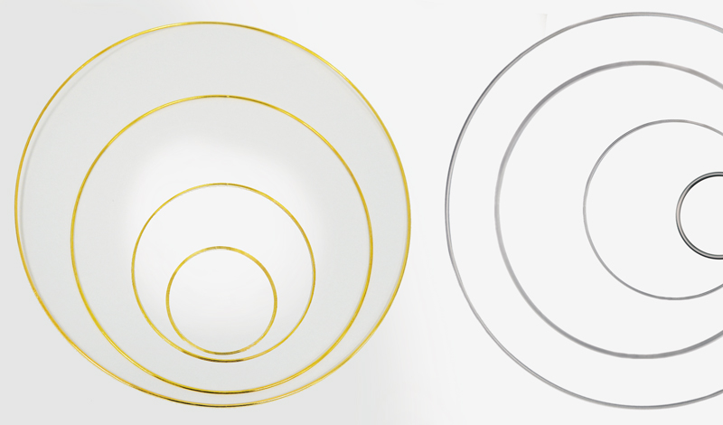 ΜΕΤΑΛΛΙΚΟ ΣΤΕΦΑΝΙ 30cm 0517905