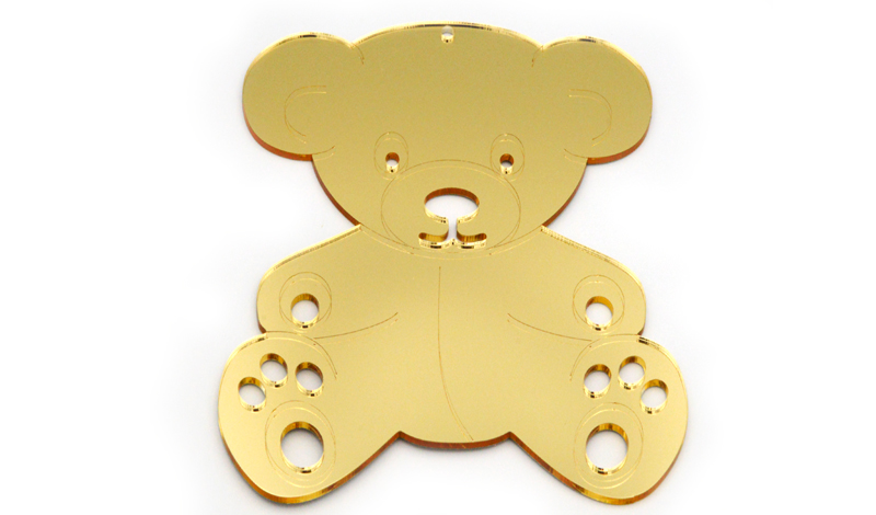 ΠΛΕΞΙΓΚΛΑΣ ΧΡΥΣΟ ΑΡΚΟΥΔΑΚΙ 20cm x 15cm 0517929