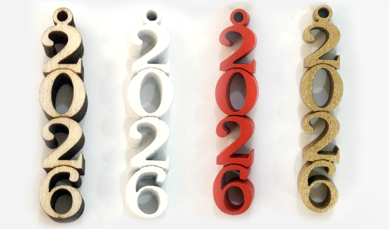 ΞΥΛΙΝΟ 2026 ΟΡΘΙΟ 4cm x 0.8cm 0518039