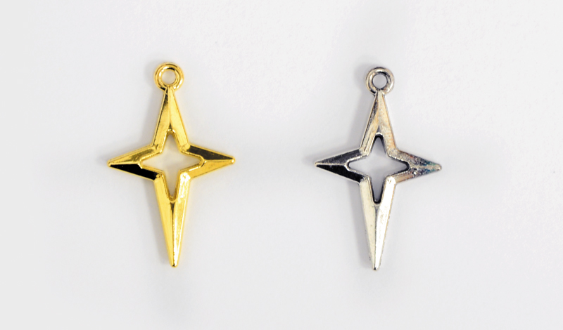 ΜΕΤΑΛΛΙΚΟΣ ΣΤΑΥΡΟΣ ΑΣΤΕΡΙ ΜΕΓΑΛΟ W-8590 17mm x 27mm 0518054