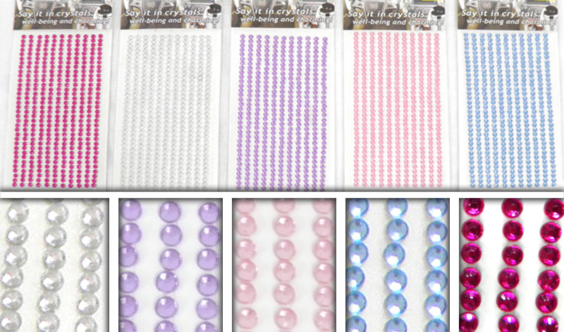 ΚΑΡΤΕΛΑ ΜΕ ΑΥΤΟΚΟΛΛΗΤΕΣ ΠΕΤΡΕΣ 0.5cm 252τεμ 05190362