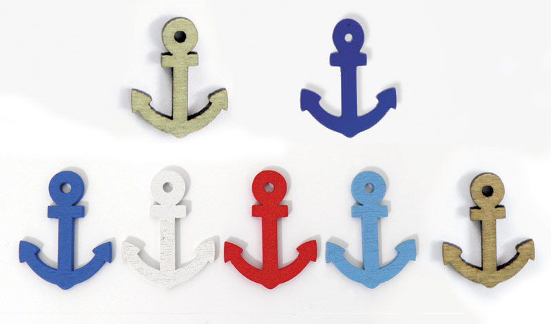 ΞΥΛΙΝΗ ΑΓΚΥΡΑ ΜΙΚΡΗ 2cm x 2.5cm 0519095