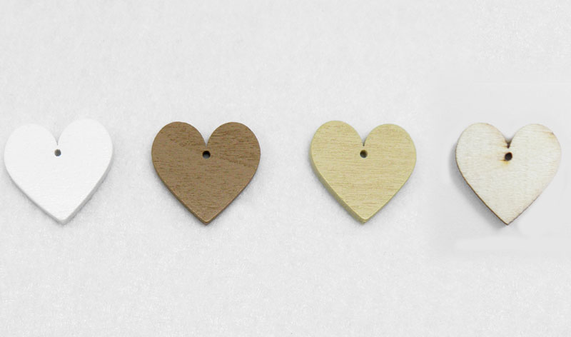 ΞΥΛΙΝΗ ΚΑΡΔΙΑ ΜΙΚΡΗ 2.5cm x 2.5cm 0519224