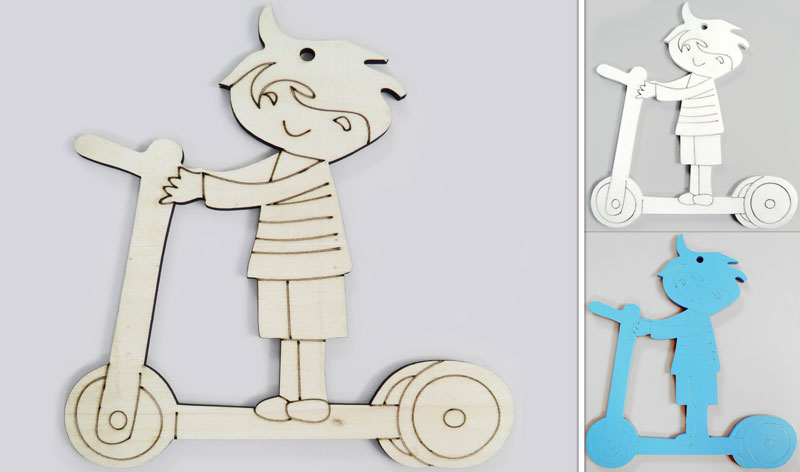 ΞΥΛΙΝΟ ΑΓΟΡΙ-ΠΑΤΙΝΙ ΜΕΓΑΛΟ 24cm x 15cm 0519234