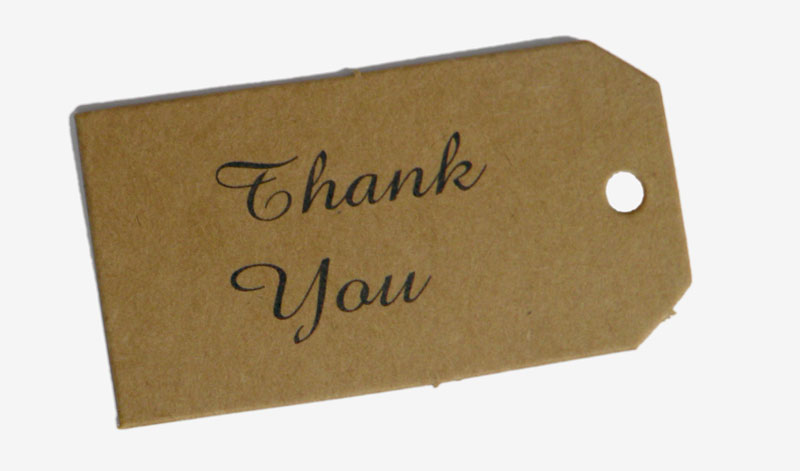 ΚΑΡΤΑ THANK YOU 65mm x 35mm 0519281