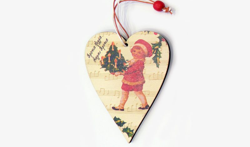 ΞΥΛΙΝΗ ΚΑΡΔΙΑ ΠΑΙΔΙ ΔΕΝΤΡΟ 12cm x 8.5cm 0519314