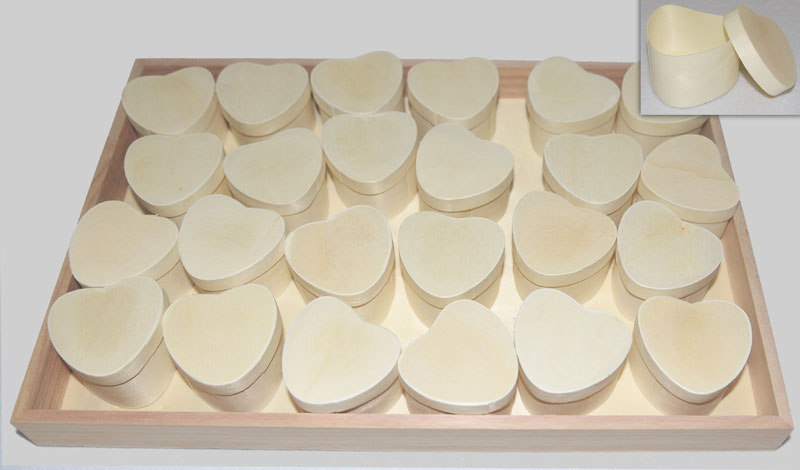 ΞΥΛΙΝΟ ΚΟΥΤΙ ΚΑΡΔΙΑ ΣΕΤ/24 ΣΕ ΔΙΣΚΟ 0519431