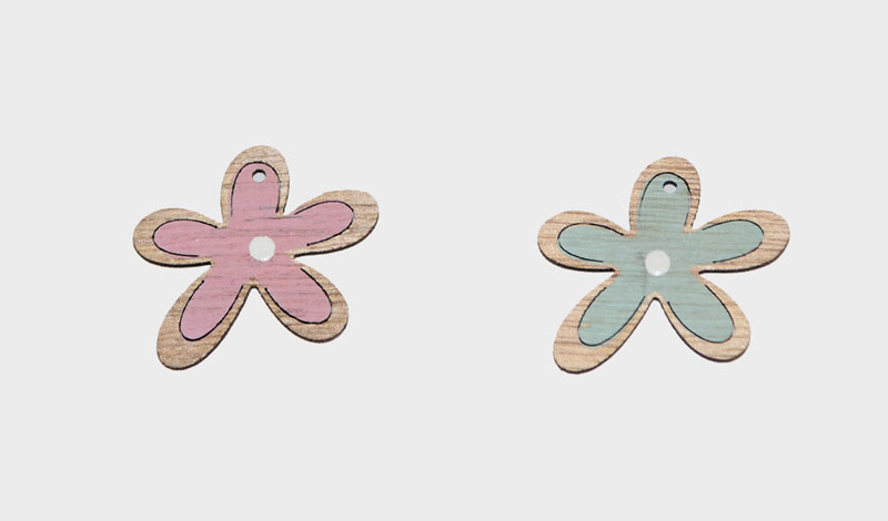 ΞΥΛΙΝΟ ΛΟΥΛΟΥΔΙ ΧΡΩΜΑ 4.6cm x 3.8cm 0519502