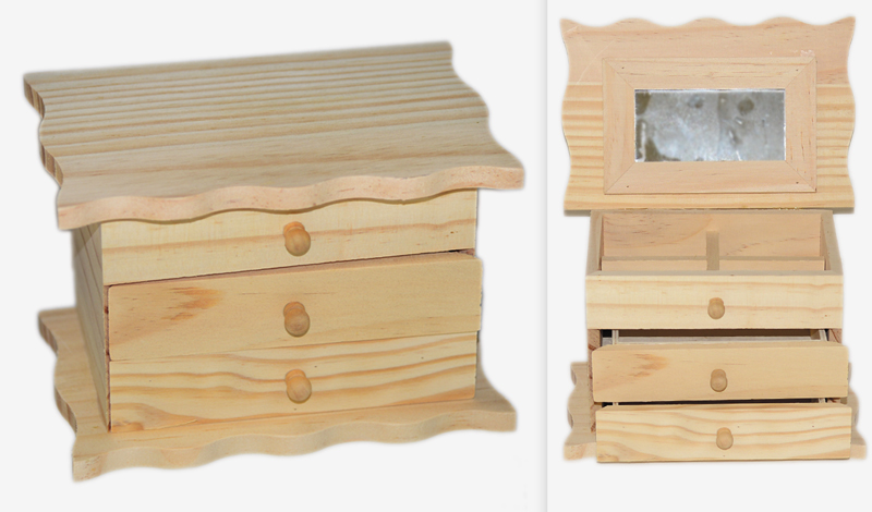 ΞΥΛΙΝΗ ΜΠΙΖΟΥΤΙΕΡΑ 18cm x 11.5cm 0519527