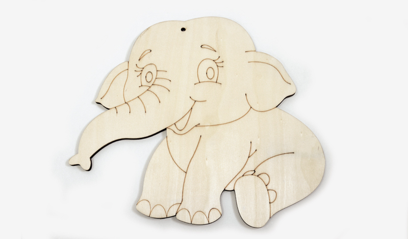 ΞΥΛΙΝΟ ΕΛΕΦΑΝΤΑΚΙ ΜΕΓΑΛΟ 21.5cm x 24cm 0519645