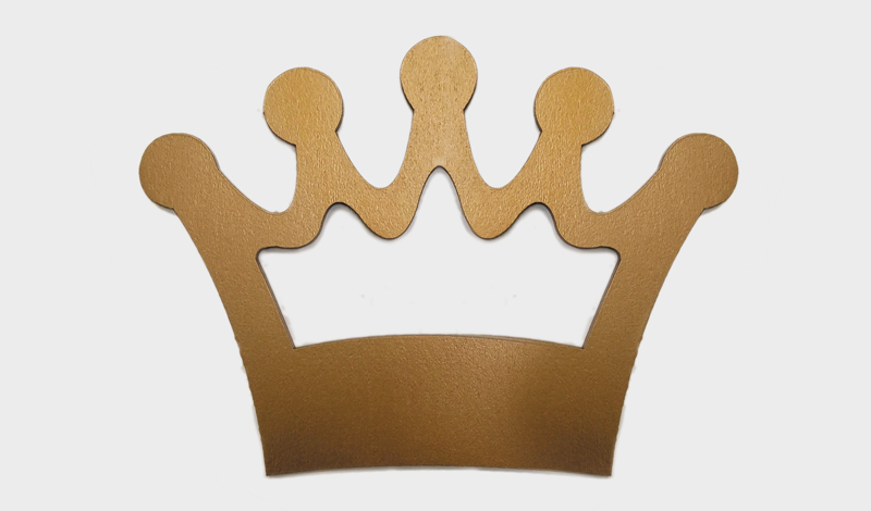 ΞΥΛΙΝΗ ΚΟΡΩΝΑ ΧΡΥΣΗ ΓΙΓΑΣ 28cm x 18cm 0519698