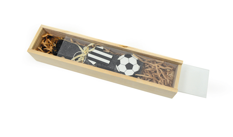 ΞΥΛΙΝΟ ΚΟΥΤΙ ΜΕ ΚΑΠΑΚΙ ΠΛΕΞΙΓΚΛΑΣ ΜΙΚΡΟ 32cm x 7cm 0519701