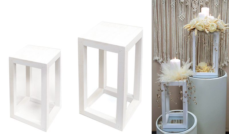 ΑΝΘΟΣΤΗΛΗ ΞΥΛΙΝΗ ΑΣΠΡΗ ΣΕΤ/2 0519725