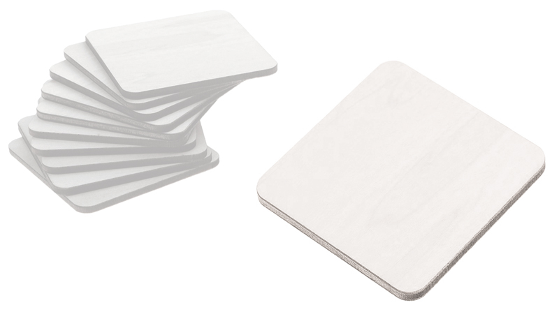 ΞΥΛΙΝΟ ΤΕΤΡΑΓΩΝΟ AΣΠΡΟ 12cm 0519744