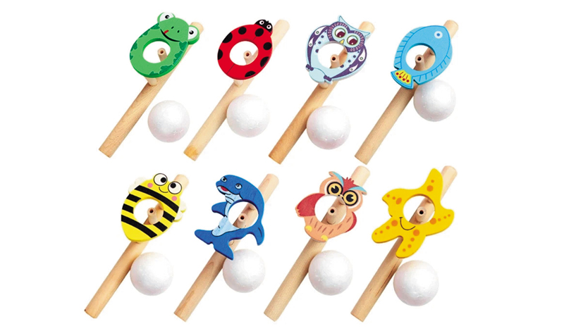 ΞΥΛΙΝΟ ΠΑΙΧΝΙΔΙ ΑΙΩΡΟΥΜΕΝΟ ΜΠΑΛΑΚΙ 0519747