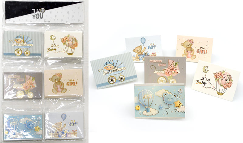 ΕΥΧΕΤΗΡΙΕΣ ΚΑΡΤΕΣ ΜΕ ΧΡΥΣΟΤΥΠΙΑ 36 ΤΕΜ./ΠΑΚ. 0519785