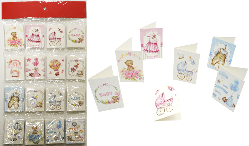 ΕΥΧΕΤΗΡΙΕΣ ΚΑΡΤΕΣ ΜΕ ΓΚΛΙΤΕΡ 128 ΤΕΜ./ΠΑΚ. 0519786