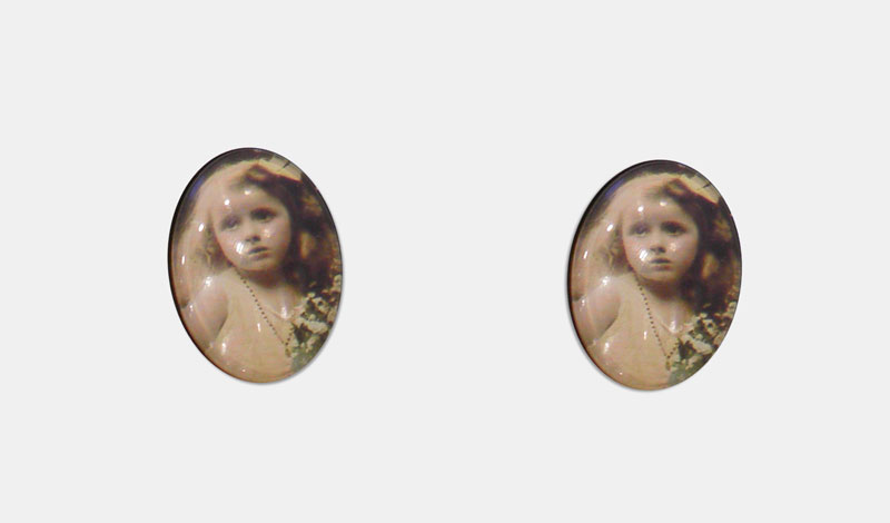 ΓΥΑΛΙΝΟ ΦΩΤΟ ΚΟΡΙΤΣΙ ΒΙΝΤΑΖ ΣΚΕΤΗ 18mm x 25mm 0529006