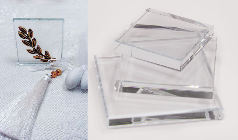 ΓΥΑΛΙΝΗ ΒΑΣΗ 4cm 0529025