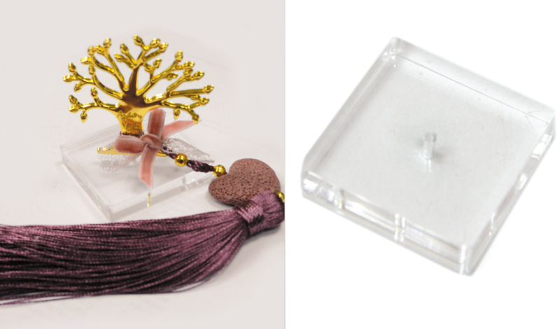 ΠΛΕΞΙΓΚΛΑΣ ΒΑΣΗ 5cm ΜΕ ΤΡΥΠΑ 0529046