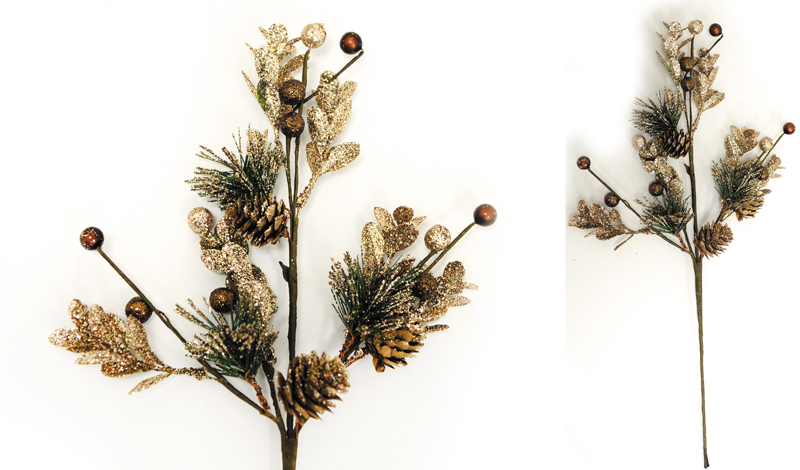 ΧΡΙΣΤΟΥΓΕΝΝΙΑΤΙΚΟ ΚΛΑΔΙ ΜΕ ΚΟΥΚΟΥΝΑΡΙ 40cm 0530048