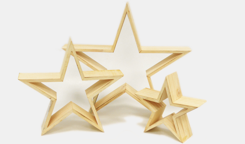 ΞΥΛΙΝΟ ΑΣΤΕΡΙ ΣΕΤ/3 FH-220505 0530057