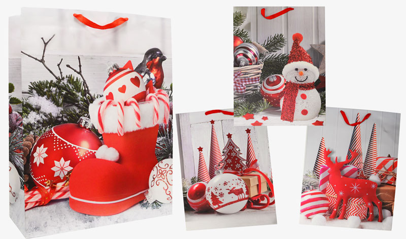 ΤΣΑΝΤΕΣ ΓΙΓΑΣ ΧΡΙΣΤΟΥΓΕΝΝΙΑΤΙΚΕΣ 4ΣΧΕΔΙΑ 50x70cm x 20cm 0530110