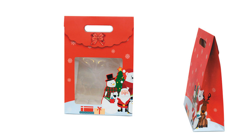 ΤΣΑΝΤΑ ΧΡΙΣΤΟΥΓΕΝΝΙΑΤΙΚΗ ΜΕ ΠΑΡΑΘΥΡΟ 15.5cm x 21.5cm 0530138