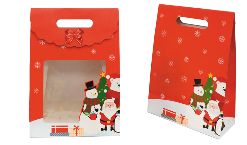 ΤΣΑΝΤΑ ΧΡΙΣΤΟΥΓΕΝΝΙΑΤΙΚΗ ΜΕ ΠΑΡΑΘΥΡΟ 19cm x 27cm 0530139