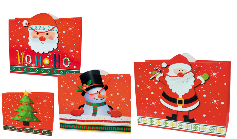 ΤΣΑΝΤΑ ΧΡΙΣΤΟΥΓΕΝΝΙΑΤΙΚΗ ΜΕ ΚΟΠΤΙΚΟ 25cm x 20cm 0530146