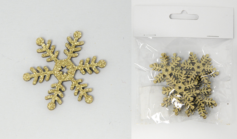 ΧΙΟΝΟΝΙΦΑΔΑ ΜΕ ΓΚΛΙΤΕΡ 3cm ΣΕΤ/12 HMD-186673 0531075