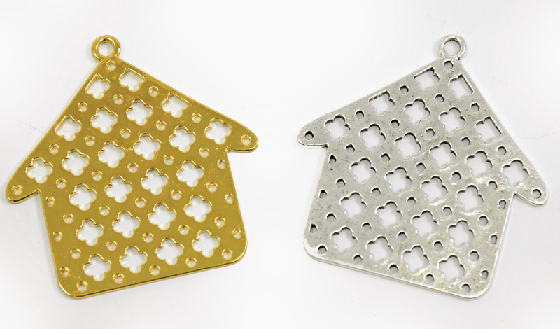 ΜΕΤΑΛΛΙΚΟ ΣΠΙΤΑΚΙ ΜΕ ΣΤΑΥΡΟΥΣ 55mm B75863 0531119