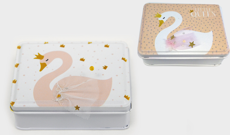 ΜΕΤΑΛΛΙΚΟ ΚΟΥΤΙ ΚΥΚΝΟΣ 10.5cm x 8cm x 3.5cm BS17-887 0621080