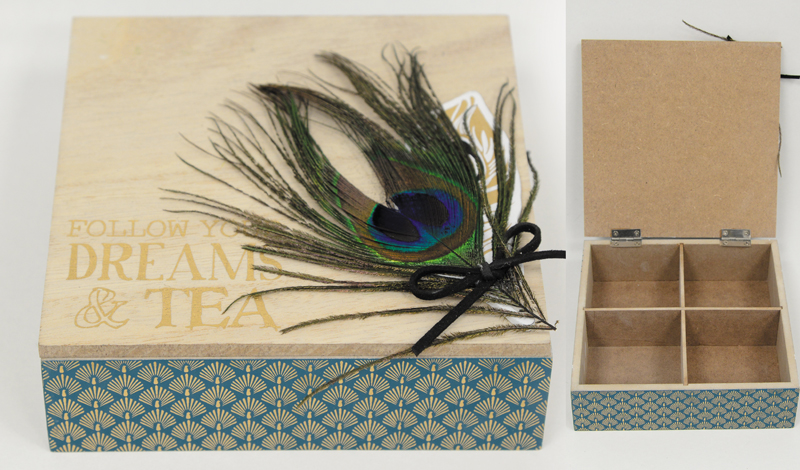 ΞΥΛΙΝΟ ΚΟΥΤΙ ΠΑΓΩΝΙ 16cm x 16cm x 6cm WH17-677 0621090